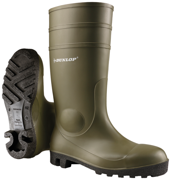 SKYDDSSTÖVEL PROTOMASTOR 142VP DUNLOP PVC GRÖN 44