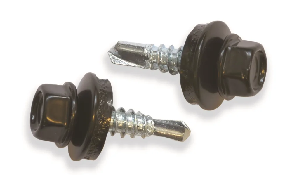 Ejot 860140 Byggskruv 4,8 mm SAPHIR FZB 4,8 x 20 mm/Ö, GRAFITGRÅ 7024, 250-pack - Bild 2