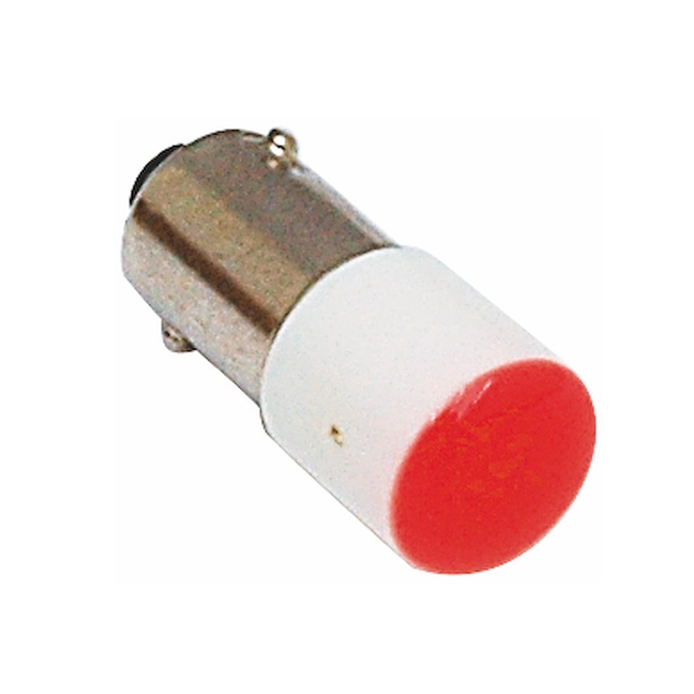 LED-Lampa, Ba9s, 230V AC, Röd, Malmbergs 3772246