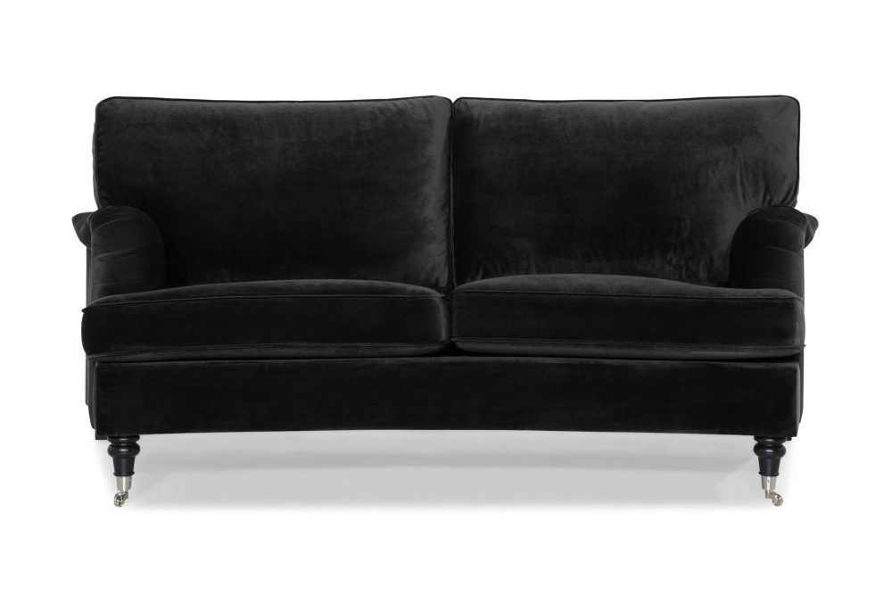 Howard Classic 2-sits Svängd Sammetssoffa