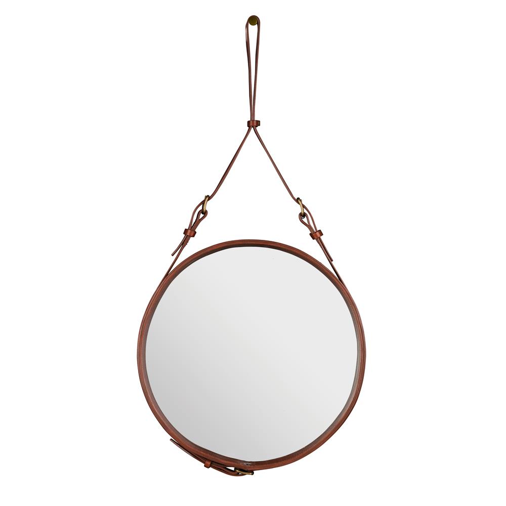 Adnet Circulaire spegel S, brun