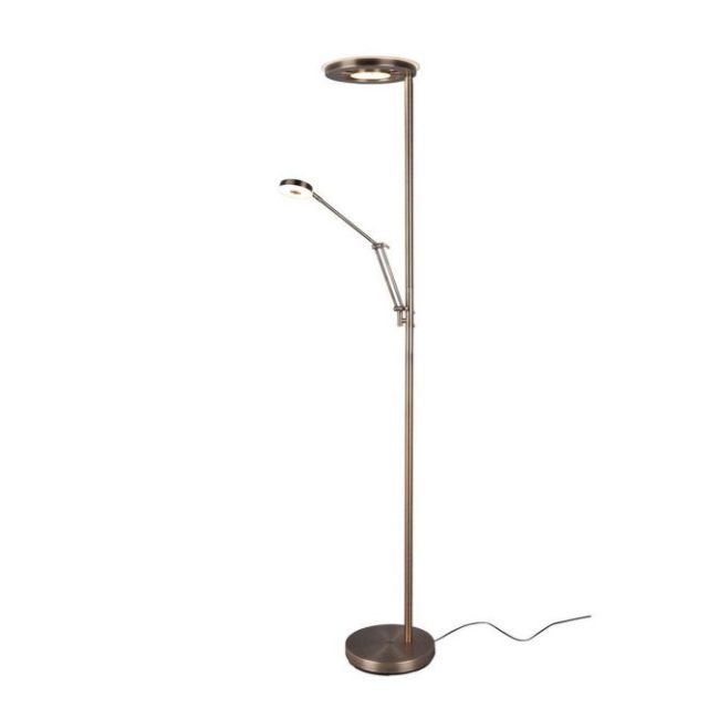 Golvlampa TRIO Barrie Mässing