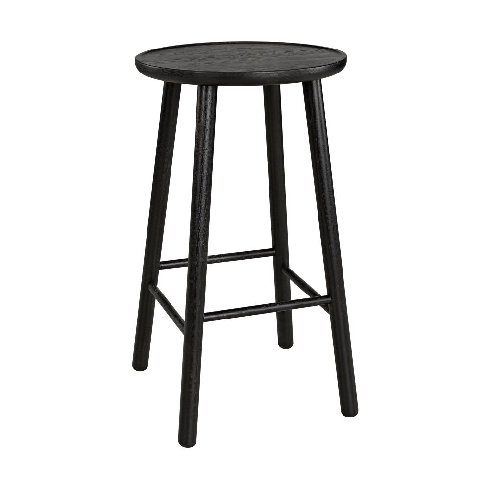ZigZag barpall 78 cm, Svart bets