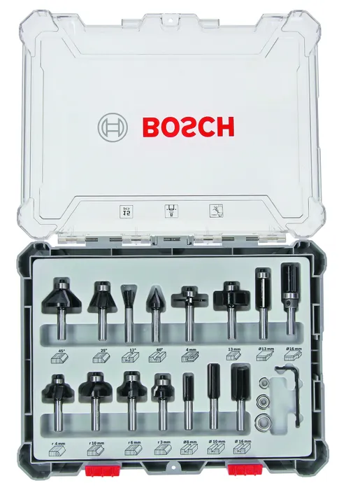 Frässtålset Bosch Power Tools PRO Mixed S8 15 delar
