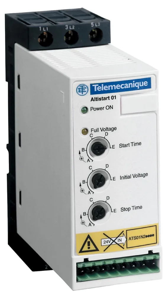 Schneider Electric ATS01N232QN Mjukstartare start/stopp, 380-415 V 32 A, 15 kW - Bild 2