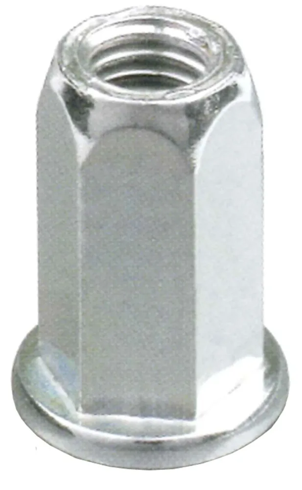 Ejot 460390 Blindnitmutter plant huvud öppen sexkant, 200-pack M4