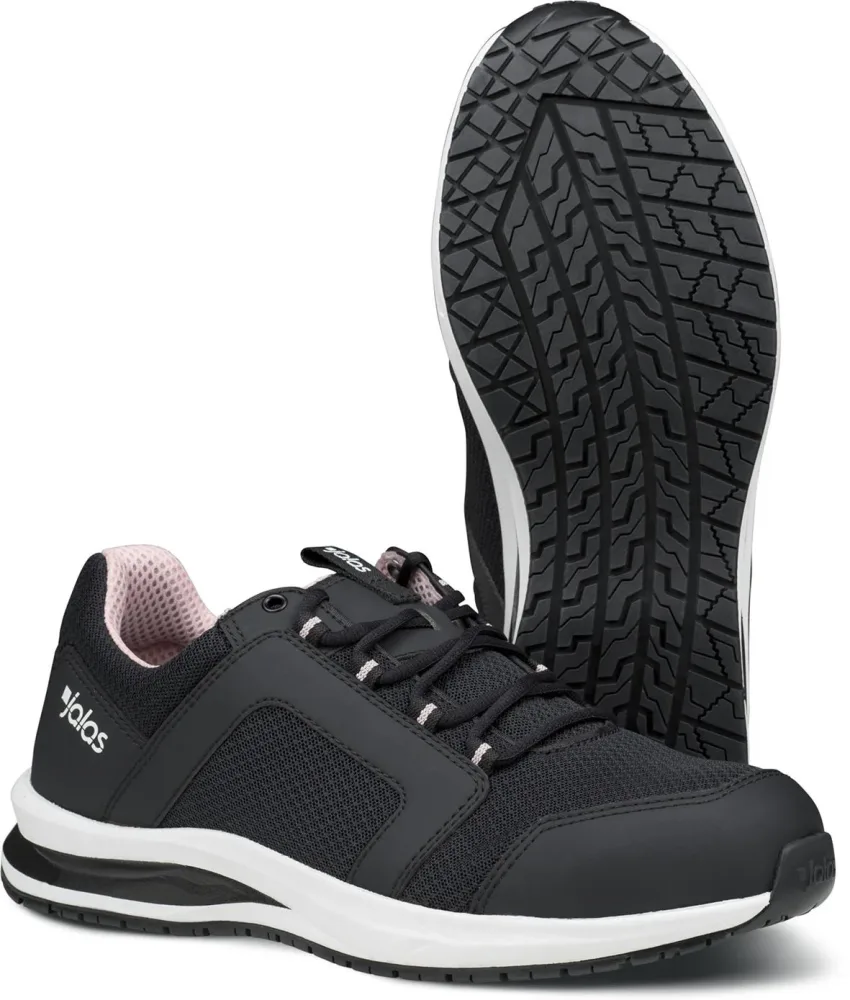 Jalas TEMPUS 5628 Skyddssko S1P, ESD, svart/rosa 37