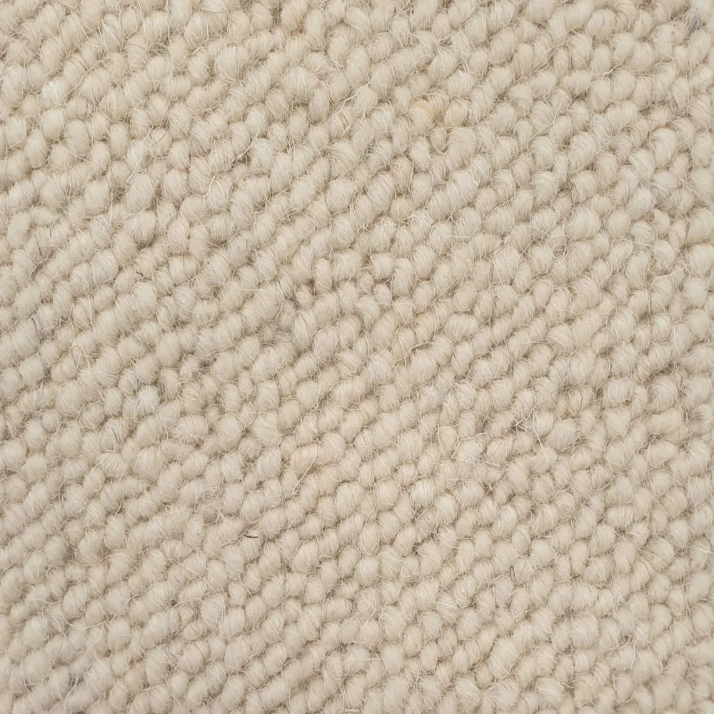 Heltäckningsmatta Vit Canberra Wool 69 | Stuvbutiken