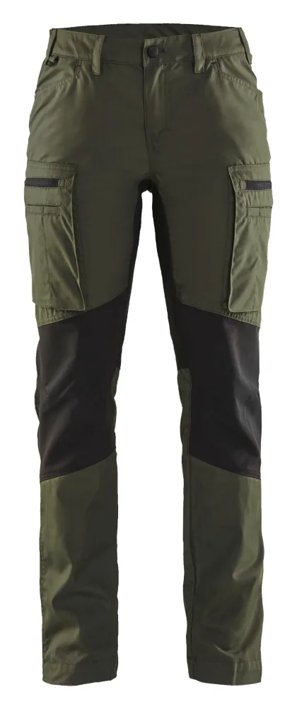Blåkläder 715918459900C54 Arbetsbyxa med stretch, dam, svart Svart
