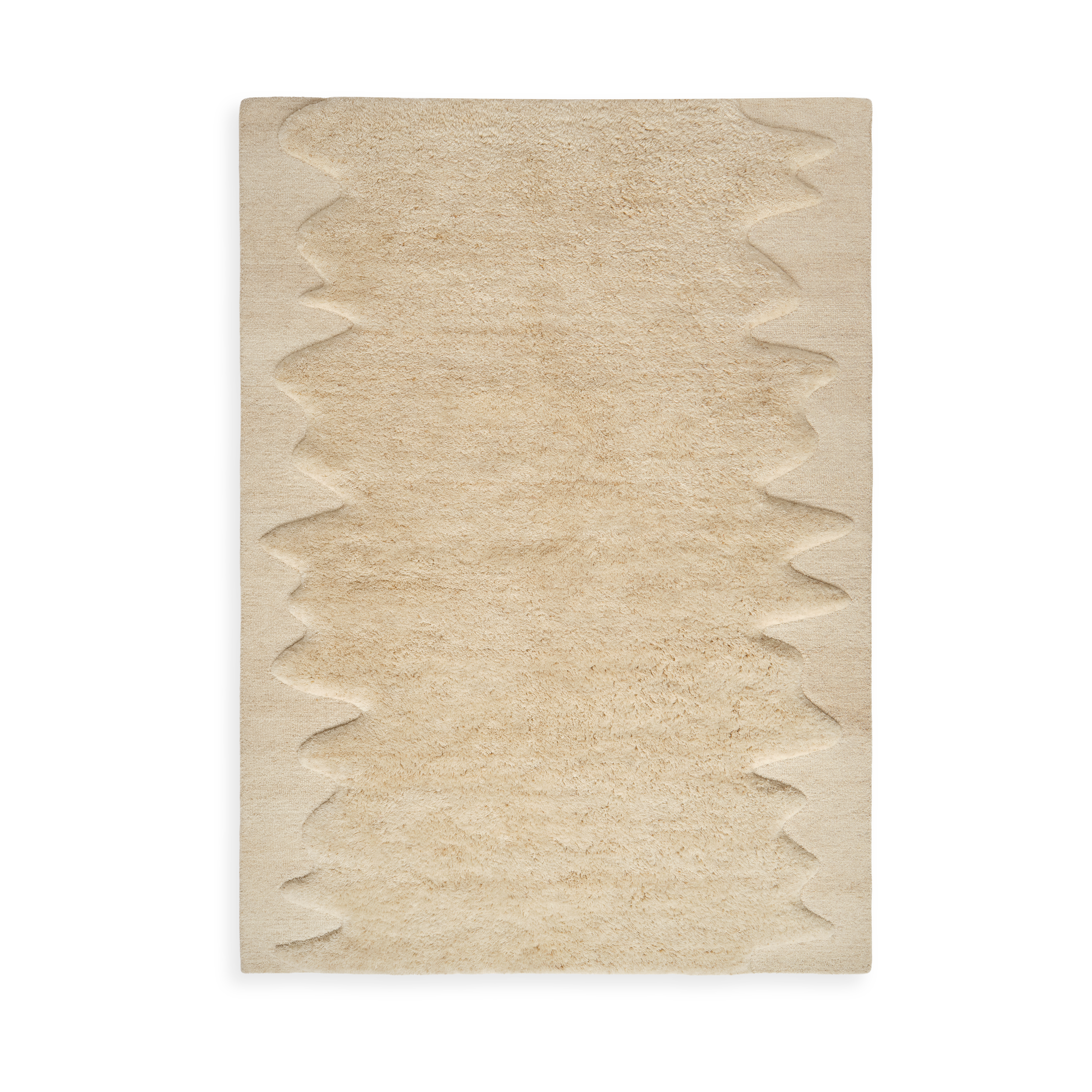 Wobble matta, Natural, 170x240 cm
