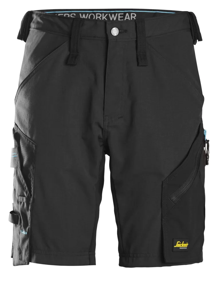 Snickers Workwear 6112 LiteWork Shorts khaki/svart Khaki/Svart