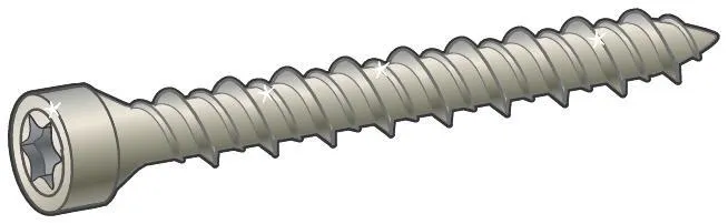 ESSVE Indu-Prog Betongskruv 100-pack 7,5x65mm