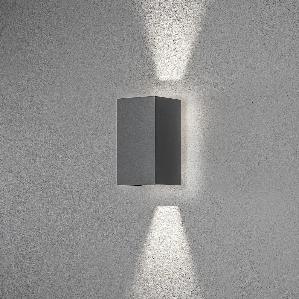 Konstsmide Cremona Väggarmatur LED, mörkgrå 3x3 W - Bild 2