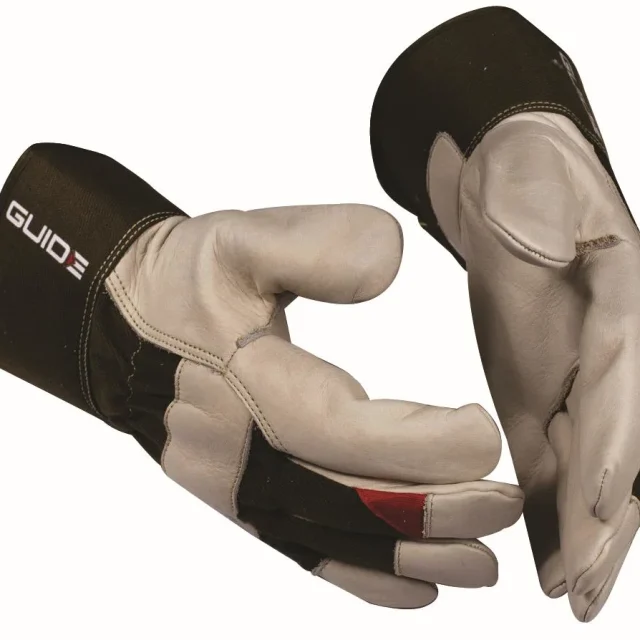Guide Gloves 195 Handske grov, nötnarv, halvfodrad 10