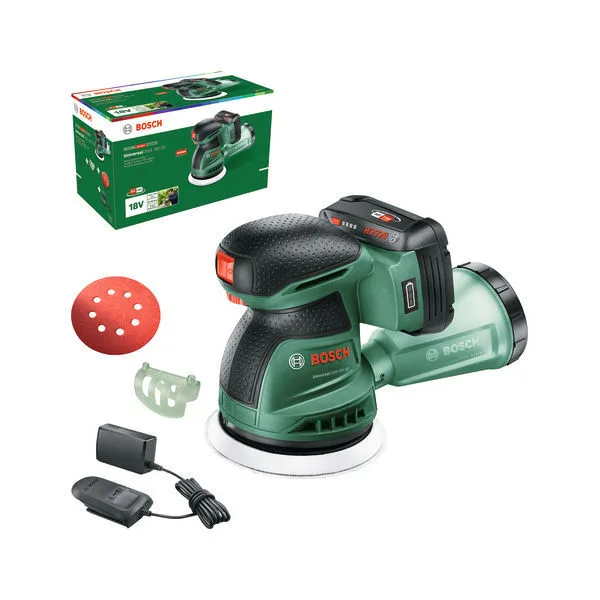Bosch UNIVERSAL ORBIT Excenterslip med batteri och laddare