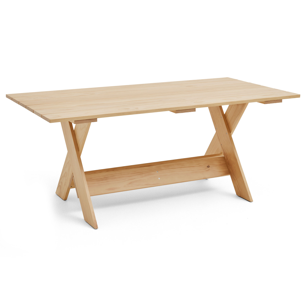 Crate Dining Table bord 180x89,5 cm lackad furu, Klar