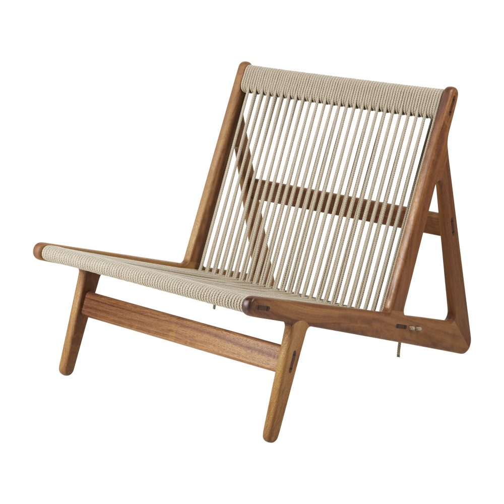 MR01 Initial Outdoor lounge chair, Oljat irokoträ