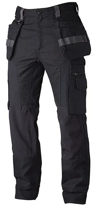 Top Swede 237 Arbetsbyxa med stretch, svart D112