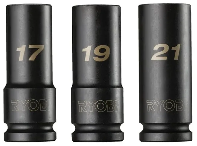Ryobi RHDIS3PC Krafthylssats 3 delar, 1/2"