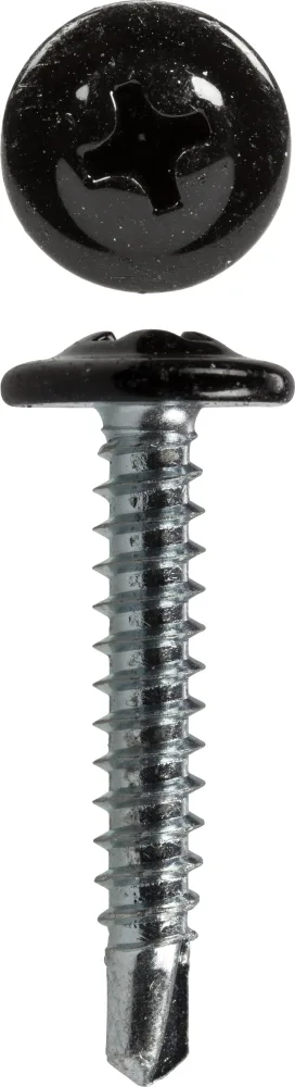 FIXX 1531678 Montageskruv 4.2 mm, borrspets, svart 25 mm, 250-pack