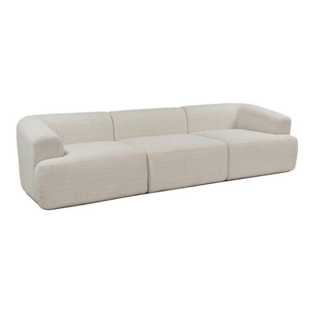 Soffa med 3 sittplatser Dashwood Vit