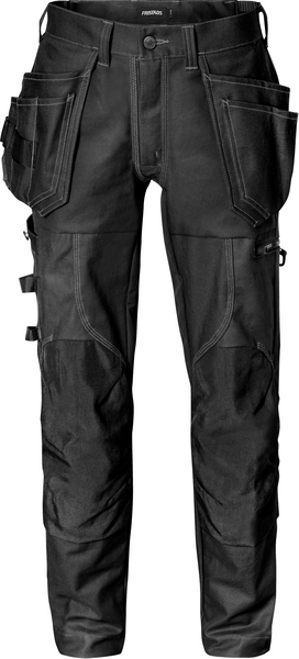 BYXA 2604 HANTVERK STRETCH FASG SVART STL C148
