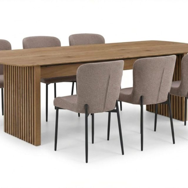 Richeto Matgrupp Ek 240 cm med 6 Elsie Matstolar