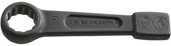 Facom 51B.55 Slagringnyckel brunerad polygon 55mm