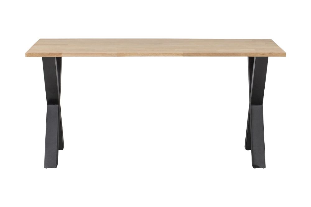 Tablo Matbord X-Formade Ben 160 cm Obehandlat