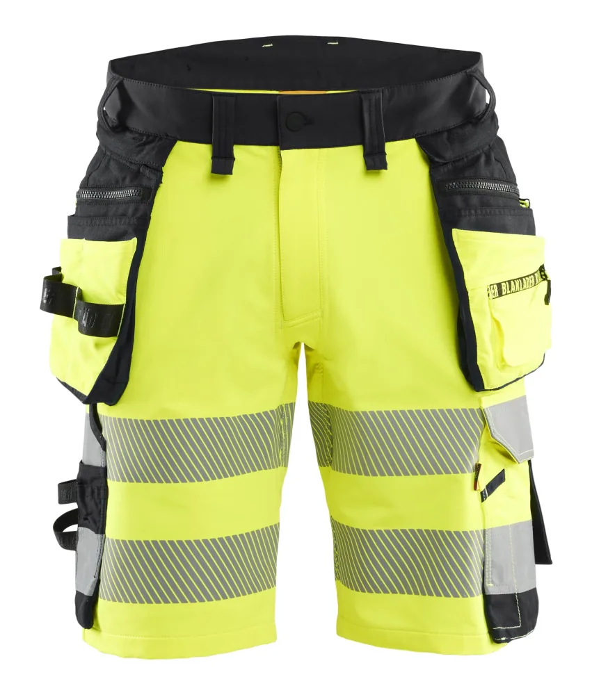 Blåkläder 112016483399C54 Shorts varsel, gul/svart Gul/svart