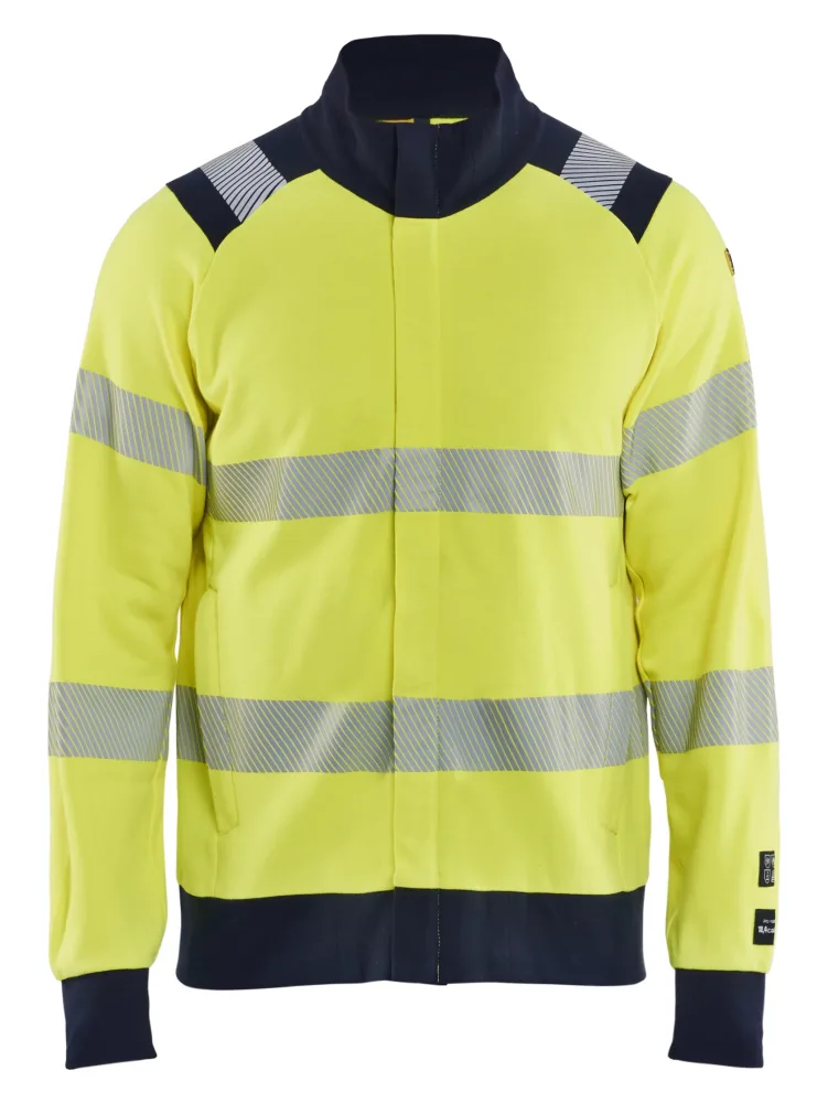 Blåkläder 3461176233894XL Tröja varsel, gul/marinblå, flamskydd 4XL - Bild 2