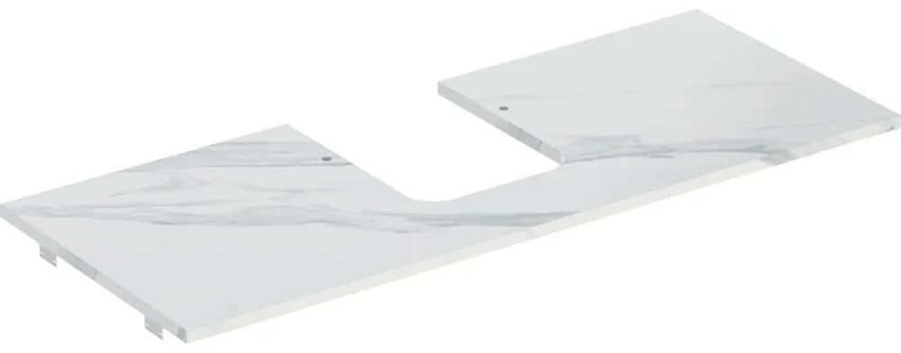Geberit ONE 505.105.00.1 Bänkskiva stengods Vit