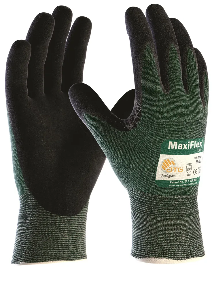 ATG MaxiFlex CUT Handske Skärskydd, Skumnitril 9