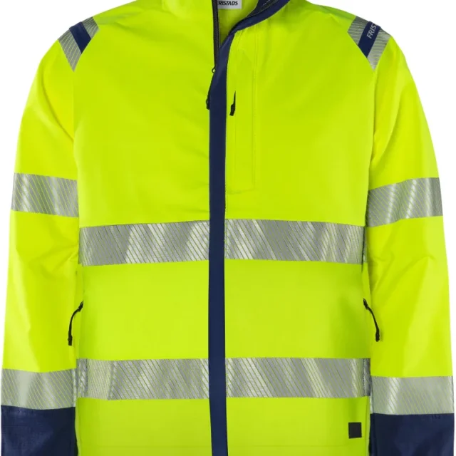Fristads 4647 GSTP Jacka varsel, gul/marinblå S