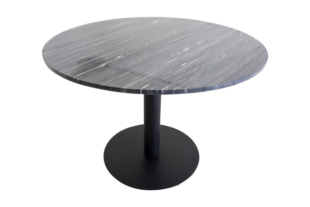 Matbord Venture Home Admira Matbord 106 cm Runt Marmor Black