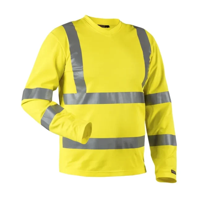Blåkläder 3381107033004XL T-shirt med lång ärm, varselgul, UV-skyddad Stl 4XL