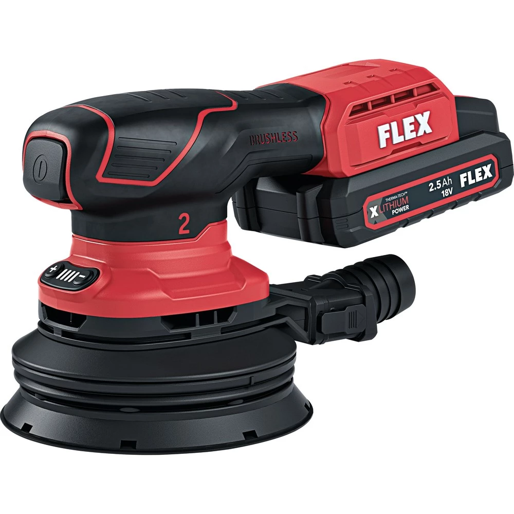 Excenterslipmaskin ORE2-125 18-EC C, exkl. batteri, 18V | Flex Scandinavia - Bild 3