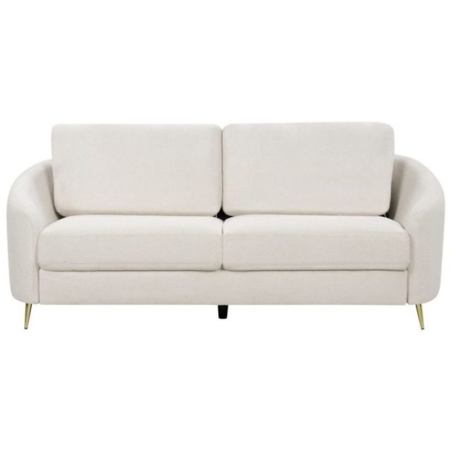 3-sitssoffa Trosa Beige, guld