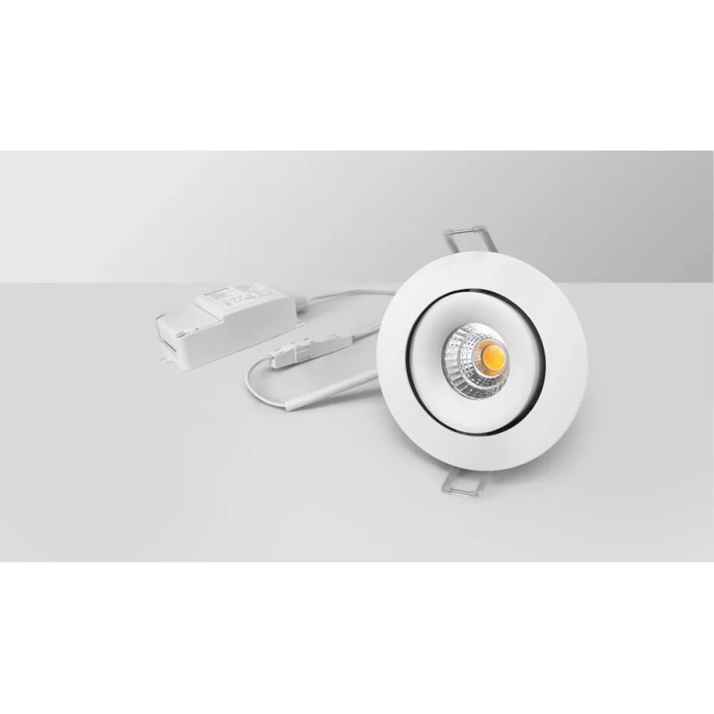 Downlight MD-70, LED Vit 230V 470 lm, AC-CHIP IP44 - Bild 2