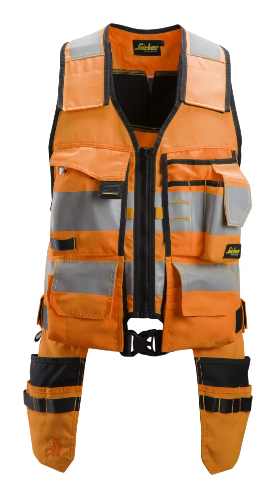 Snickers Workwear 4230 AllroundWork Verktygsväst varsel, gul Varsel, Gul