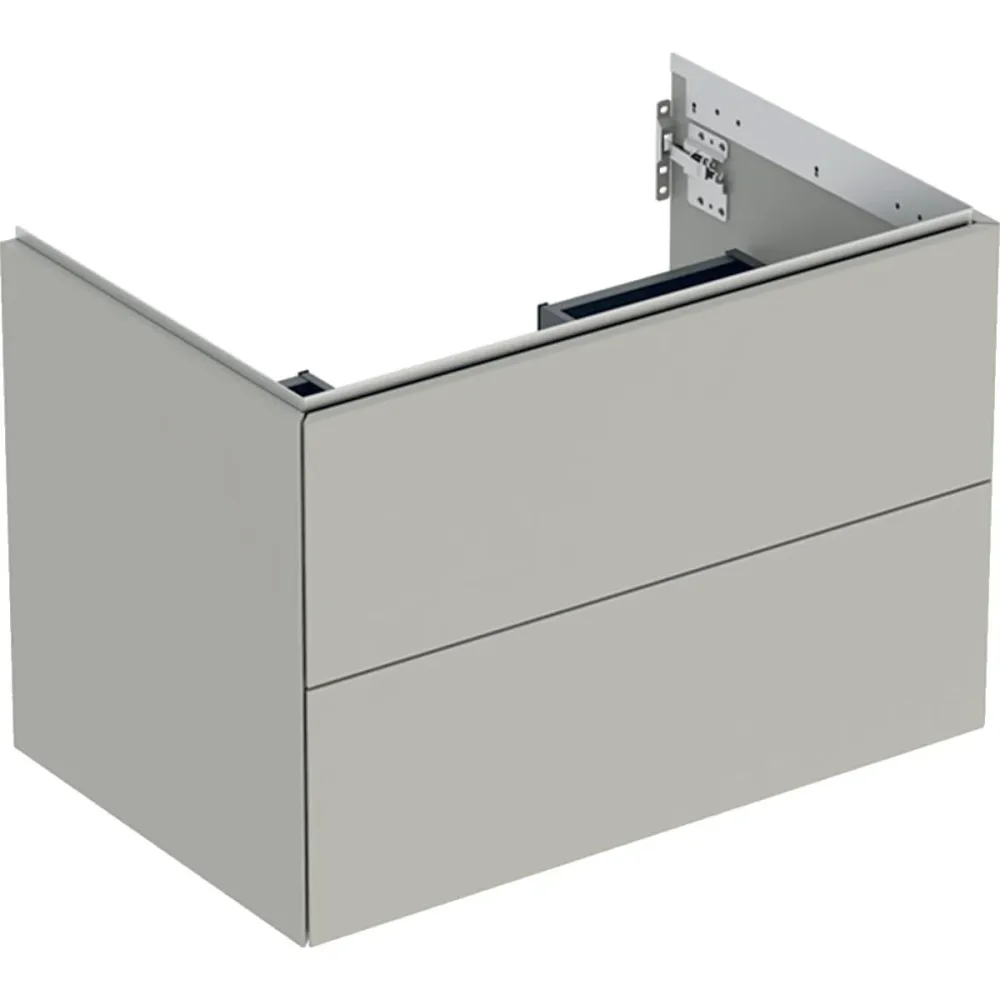 Geberit ONE 505.262.00.6 Kommod 75 x 47 cm, 2 lådor Valnöt