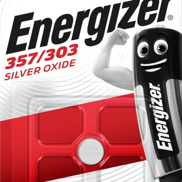 Energizer Silveroxid Knappcellsbatteri 362/361, 1,55 V 7,9 x 2,1 mm