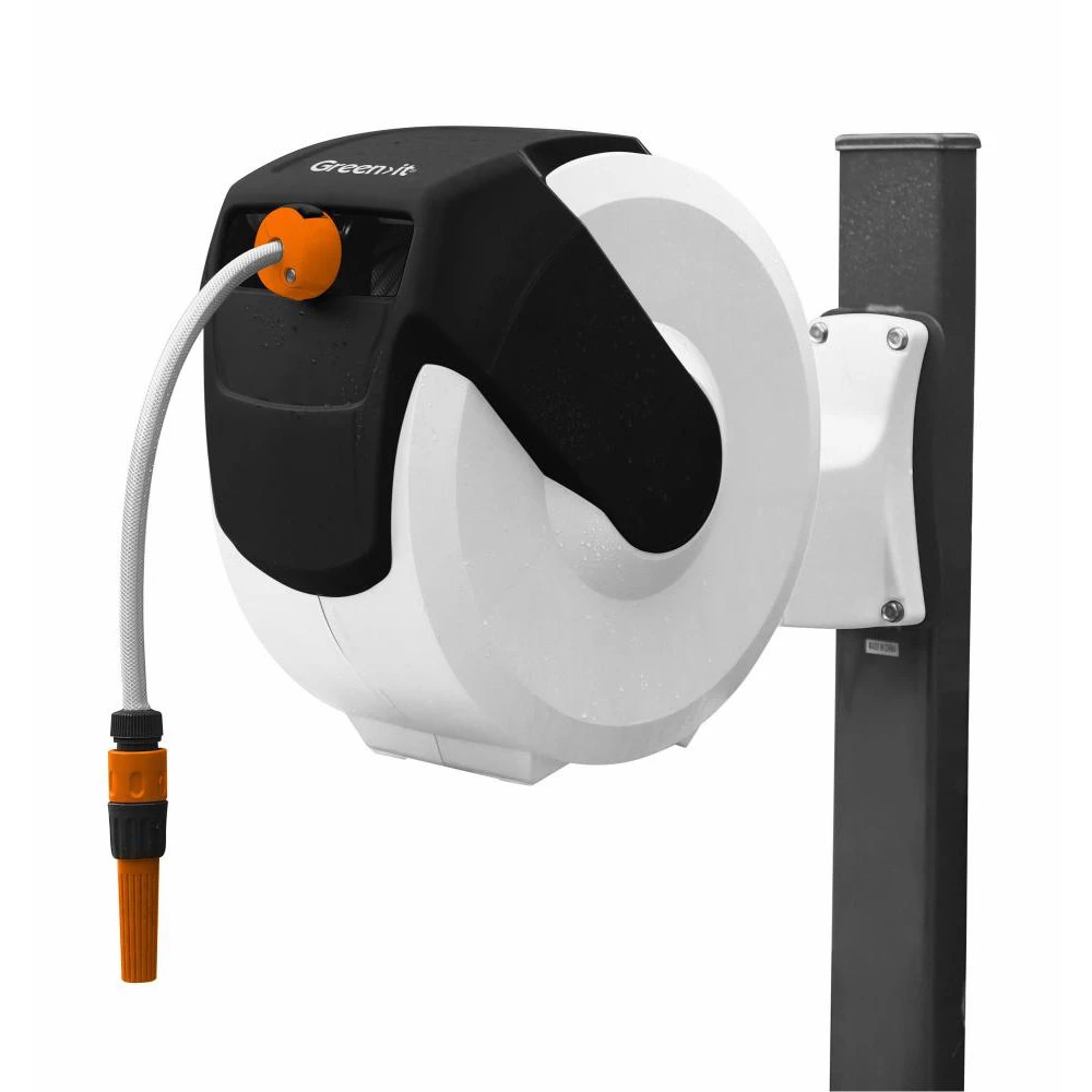 Slangvinda med automatisk upprullning, 20m Green>It | Stuvbutiken - Bild 2