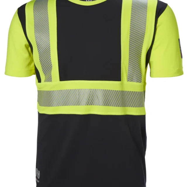 Helly Hansen Workwear ICU 79271-369 T-shirt varsel, svart/gul 4XL