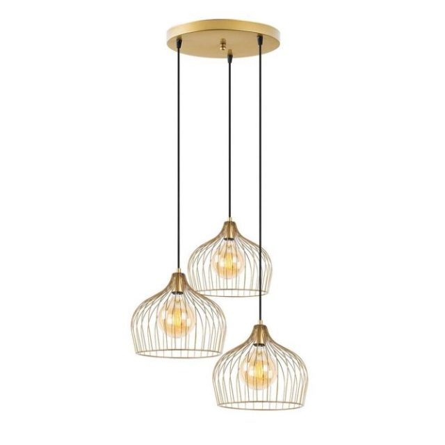 Taklampa Meron Shiny Gold Circle