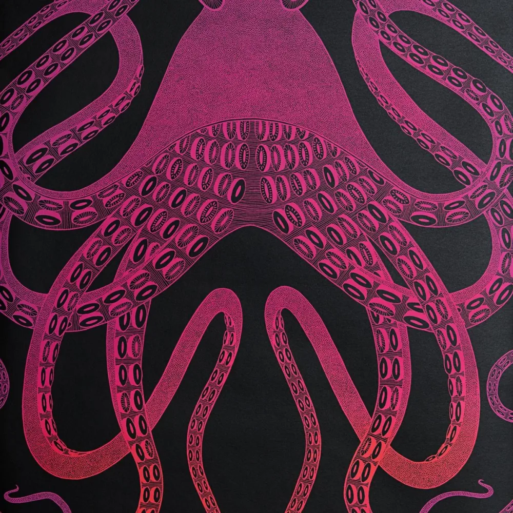 Florin Octopus Misp1395 Svart Tapet - Midbec | Stuvbutiken