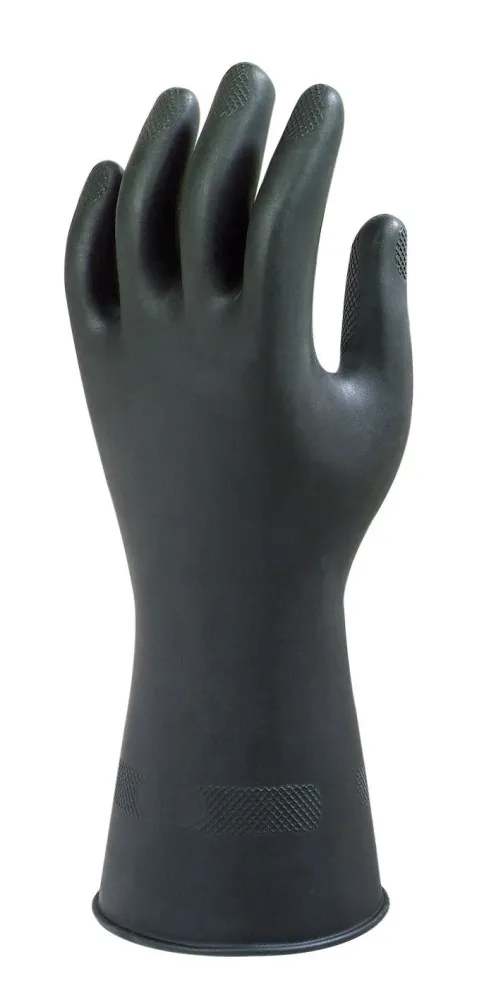 Ansell AlphaTec 87-118 Kemskyddshandske Latex, flossad 8.5