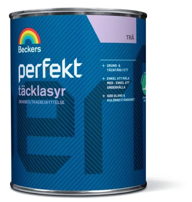 Beckers Perfekt Täcklasyr halvblank Valfri kulör