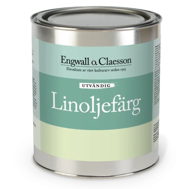 Linoljefärg utvändig 0,5 L Järnoxidröd 1A-225