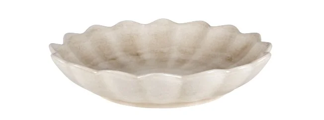Oyster Skål 24cm Sand
